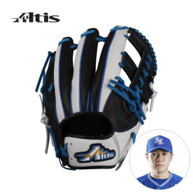 알티스 클래식 내야 야구 글러브 김지찬 모델 11.25인치 블랙/화이트/블루 I-230