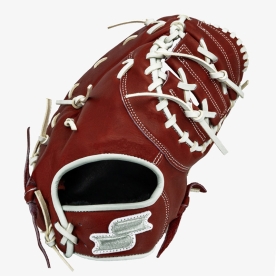 사사키 슈퍼프로 1루 미트 야구 글러브 13인치 와인/화이트 Z0509