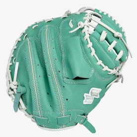 사사키 슈퍼프로 포수 미트 야구 글러브 34.5인치 민트/화이트 Z0506