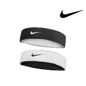 나이키 스우시 클래식 리버서블 헤어밴드 화이트/블랙 II5180 036