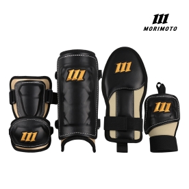 모리모토 제너레이션 야구 타자 암가드 풋가드 주루장갑 손등가드 블랙/골드