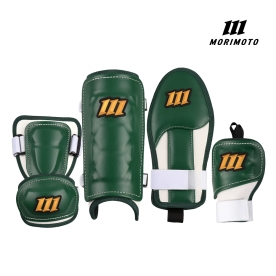 모리모토 제너레이션 야구 타자 암가드 풋가드 주루장갑 손등가드 그린/화이트