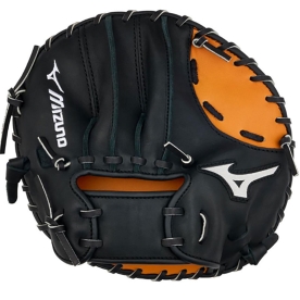 미즈노 미국형 야구 트레이닝 글러브 빵떡글러브 블랙/오렌지 GXT4A