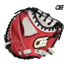 원에이티 BGN 트레이닝 포수 미트 야구 글러브 30인치 화이트/레드/블랙