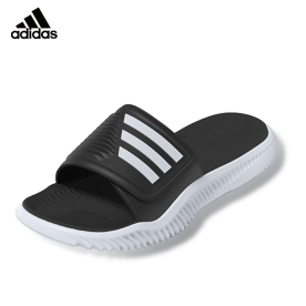 아디다스 알파바운스 2.0 슬라이드 슬리퍼 블랙/화이트 JP5396