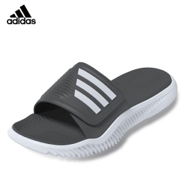 아디다스 알파바운스 2.0 슬라이드 슬리퍼 그레이/화이트 JP5398
