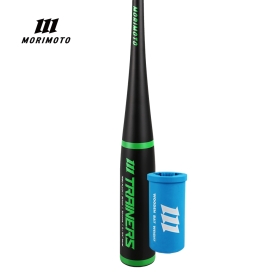모리모토 트레이너스 야구 알로이 트레이닝 배트 33인치 그린