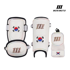 모리모토 WBC 기념 한정판 시리즈 야구 타자 암가드 풋가드 손등가드 화이트