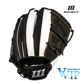 모리모토 VVIP 실버 로고 올라운드 야구 글러브 12인치 블랙/화이트 PL-001