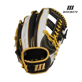 모리모토 레플리카 내야 야구 글러브 11.75인치 블랙/화이트/옐로우