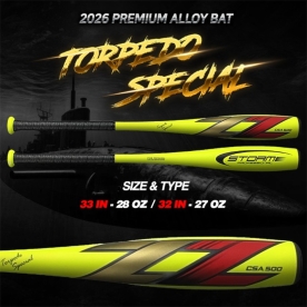 스톰 2026 프리미엄 지투 알로이 어뢰 배트 형광네온