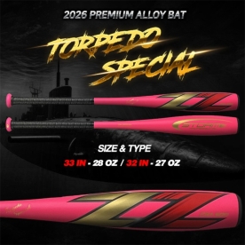 스톰 2026 프리미엄 지투 알로이 어뢰 배트 형광핑크