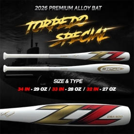 스톰 2026 프리미엄 지투 알로이 어뢰 배트 화이트