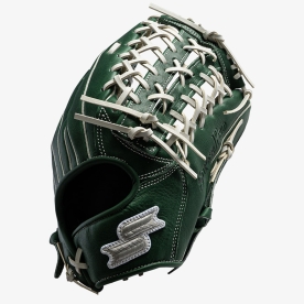 사사키 슈퍼프로 외야 야구 글러브 13인치 그린/화이트