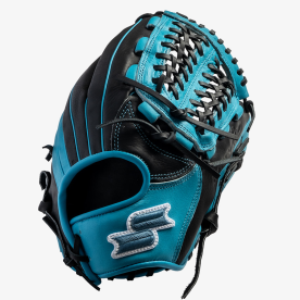 사사키 슈퍼프로 투수 올라운드 야구 글러브 12인치 블랙/스카이블루 Z0707