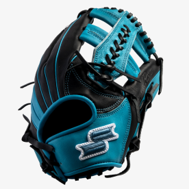사사키 슈퍼프로 내야 야구 글러브 11.5인치 블랙/스카이블루 Z0701