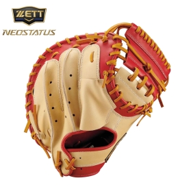 제트 네오스테이터스 포수 미트 글러브 파스텔브라운/레드 BRC342622C 3264