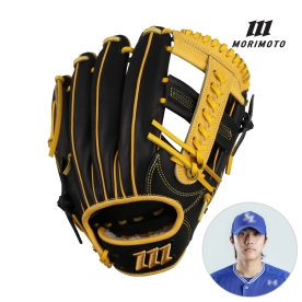 모리모토 레플리카 내야 글러브 이재현A 모델 11.75인치 블랙/옐로우