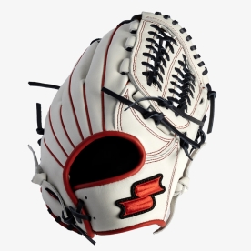 사사키 슈퍼프로 투수 올라운드 글러브 12인치 화이트/레드 Z0809