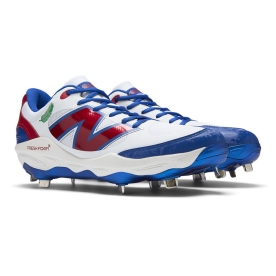 뉴발란스 2026 WBC팩 도미니카 일체형 징스파이크 야구화 화이트/블루 M30004JE