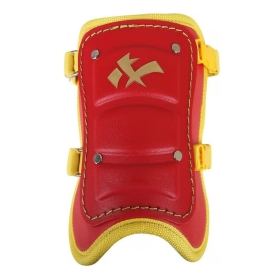 나인 타자 풋가드 좌우 겸용 레드/옐로우 WB-3640