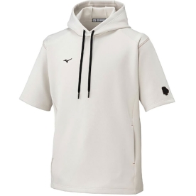 미즈노 반팔 스웻 후디 실버 12XEDK7046