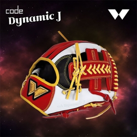 WE 위 CODE-J 내야 글러브 11.75인치 블랙/레드/화이트 KI-KIF-DJ02R
