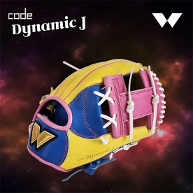WE 위 CODE-J 내야 글러브 11.75인치 옐로우/핑크/블루 KI-BI-DJ01R