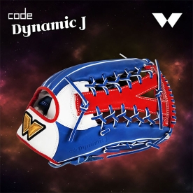 WE 위 CODE-J 외야 글러브 13인치 블루/레드/화이트 KO-BO-DJ02
