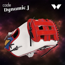 WE 위 CODE-J 1루 미트 글러브 13인치 화이트/레드/블루 KF-CF-DJ01
