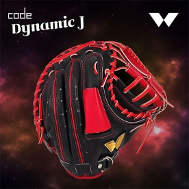 WE 위 CODE-J 포수 미트 글러브 33.5인치 블랙/레드 KC-002-DJ01