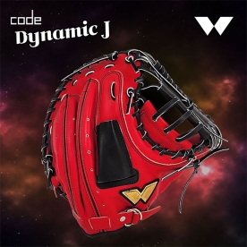 WE 위 CODE-J 포수 미트 글러브 33.5인치 레드/블랙 KC-002-DJ02