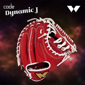 WE 위 CODE-J 포수 미트 글러브 33.5인치 레드/화이트 KC-021-DJ02
