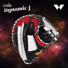 WE 위 CODE-J 유소년 포수 미트 글러브 32.5인치 블랙/화이트/레드 KC-002-DJ01
