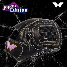 WE 위 Japan Edition 투수 글러브 12인치 블랙 JP-102-A01