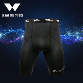 WE 위 프로 파워 7부팬츠 레깅스 블랙 SP-001