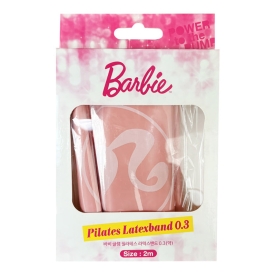 바비 글램 필라테스 라텍스 밴드 0.3mm 핑크
