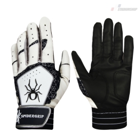 스파이더 그립 야구 배팅 장갑 파워디지털 모던실버