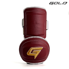 골드 G-SHIELD 어센틱 타자 암가드 버건디/화이트