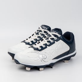 스파이더 PROHEEL STEEL V3 일체형 징스파이크 야구화 네이비