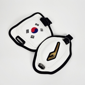 프로스펙스 포프로 암가드 보호대 국가대표 모델 화이트/블랙 KOR-01