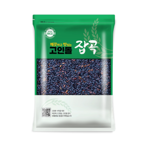 국내산 고소한 찰흑미 검정쌀 1kg