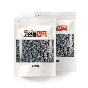 25년 강화도 검정콩 서리태 맛 있는 속청서리태 1kg (500g 2개)