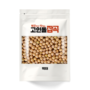 국내산백태 콩국수용 콩국물용 두유용 2인분 500g