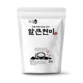 알이 굵은 상급 현미_알큰현미_10kg(2kg 5개)