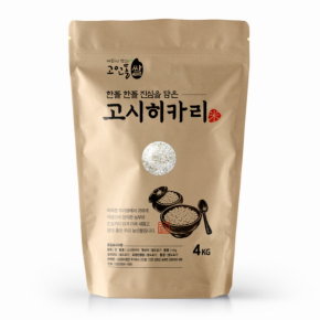 국내산 쌀4kg 특등급 고시히카리