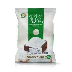 26년 햅곡 고봉환 강화섬쌀 백미 쌀4kg