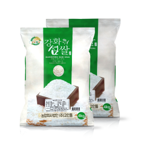 26년 햅곡 고봉환 강화섬쌀 백미 쌀8kg (4kg 2개)