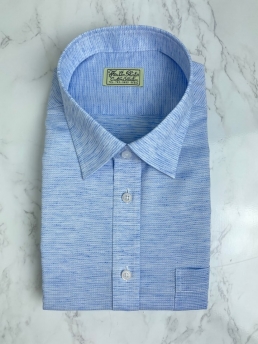 여름 오션 블루 셔츠