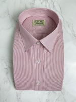 레드 핀스트라이프 셔츠